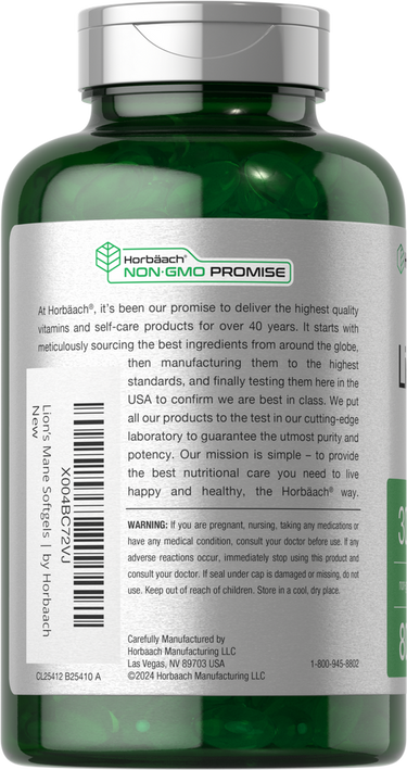 Melena de León 3000mg | 80 Cápsulas Blandas