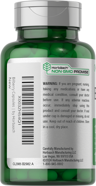 Extracto de Fruta de Arándano 1200mg | 100 Cápsulas