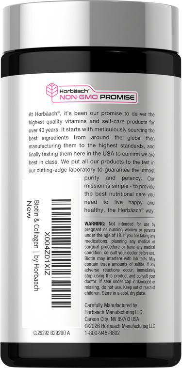 View 3 Biotin and Collagen Supplement | 60 Capsules