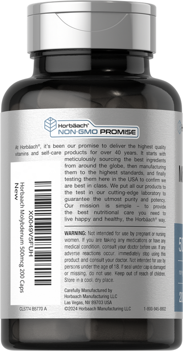 View 3 Molybdenum 500mcg | 200 Capsules
