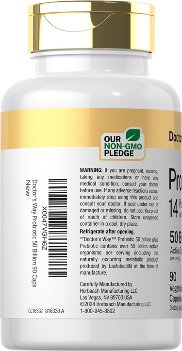 View 3 Probiotic | 50 Billion Active Organisms | 90 Capsules