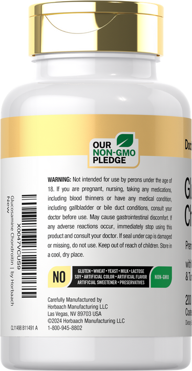 View 3 Glucosamine Chondroitin | 200 Caplets