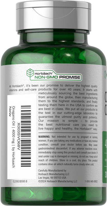 View 3 Green supplement bottle with label and barcode