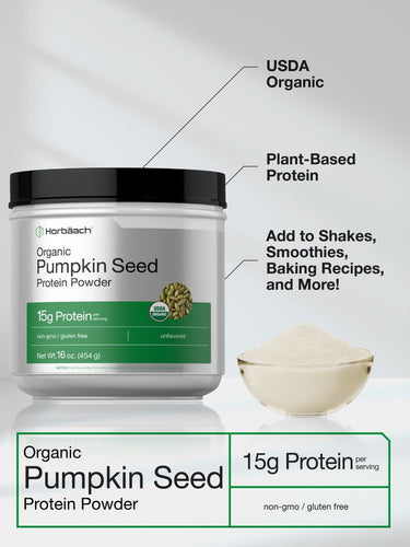 View 3 Pumpkin Seed Protein Powder | 16oz Powder