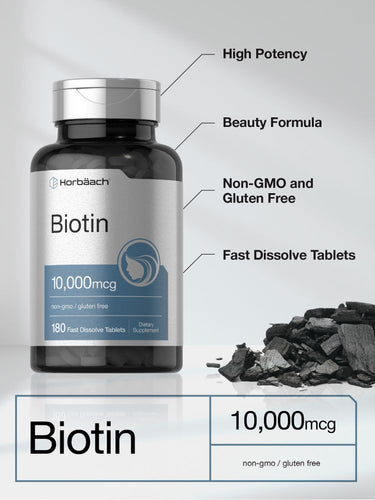 View 3 Biotina 10000 mcg | 180 Tabletas