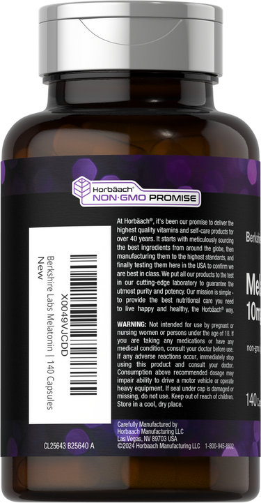 Melatonina 10mg | 140 Capsule