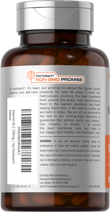 Vitamin B-2 100 mg | 180 Kapseln