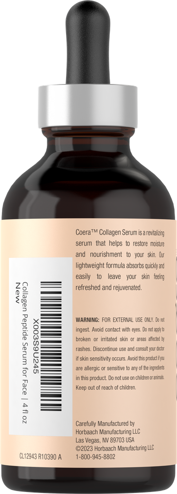 View 3 Collagen Peptide Serum | 4 oz Liquid