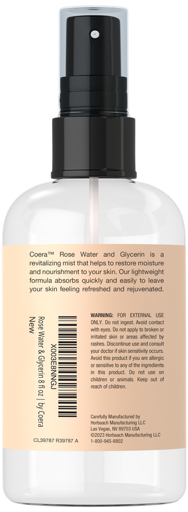 Acqua di Rose e Glicerina | Spray da 8oz