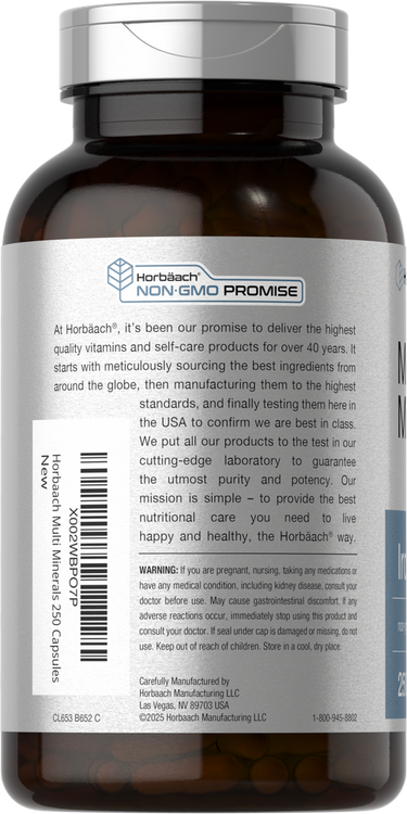 View 3 Bottle of vitamins with a label on a white background