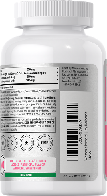View 4 Multivitamínico Prenatal para Mujeres | 70 Cápsulas Blandas