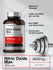 view 4 Bottle of Nitric Oxide Max with label details and dumbbell illustration.
