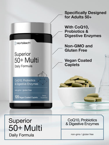 View 4 Multivitamin for Men and Women Over 50 | 120 Vegan Caplets