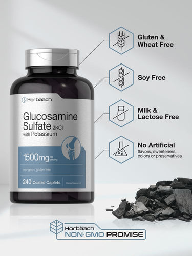 View 4 Glucosamine Sulfate 1500mg per serving | 240 Caplets