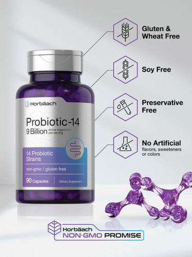 Probiotici 9 Miliardi CFU | 90 Capsule