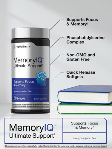 View 4 Memory IQ Brain Support Supplement | 60 Softgels