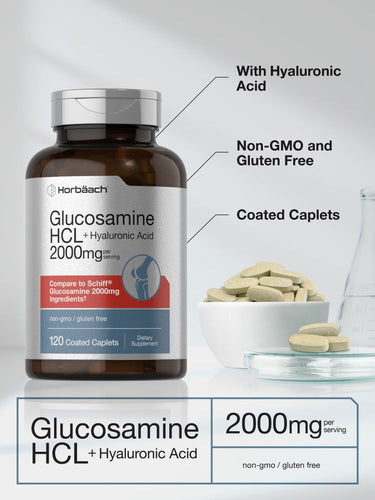 View 4 Glucosamine HCL 2000mg | 120 Comprimés