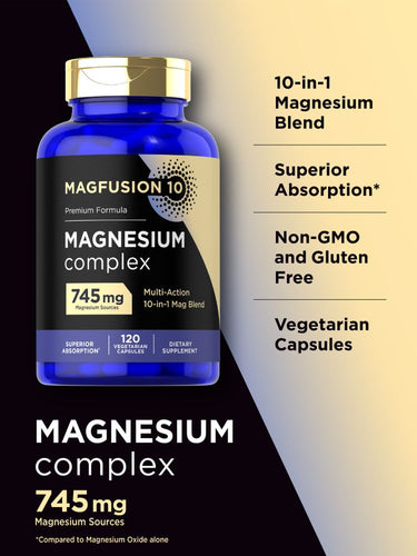 View 4 Magfusion-10 745mg | 120 Capsules