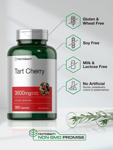 Tart Cherry Extract 3600mg per serving | 300 Capsules