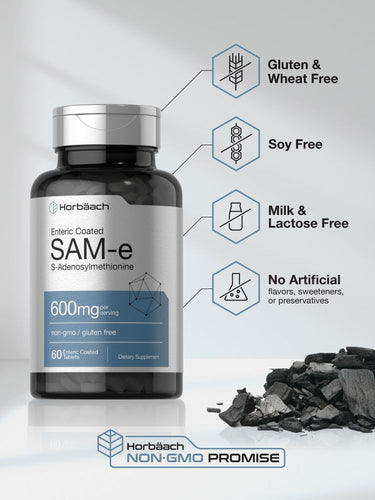 View 4 Sam-E 600mg per serving | 60 Tablets