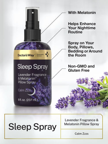 Spray para Dormir | Spray de 8oz | Kit com 3 Unidades