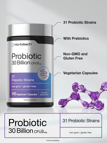 View 4 Probiotic 30 Billion CFU | 110 Vegetarian Capsules