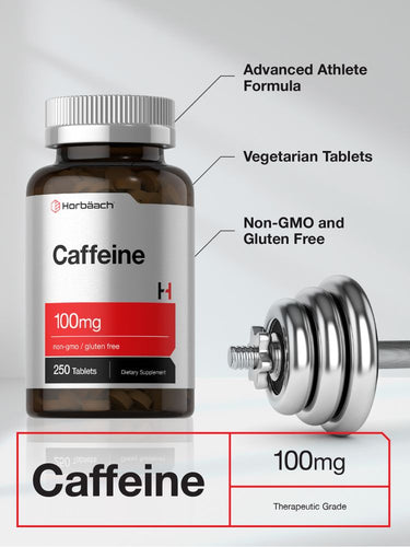 Caffeine Pills 100mg | 250 Tablets