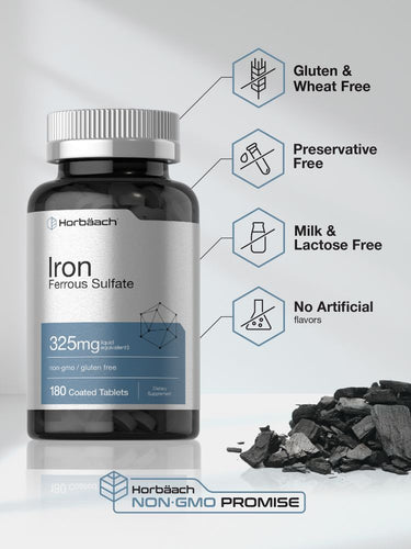 View 4 Iron Ferrous Sulfate | 180 Tablets