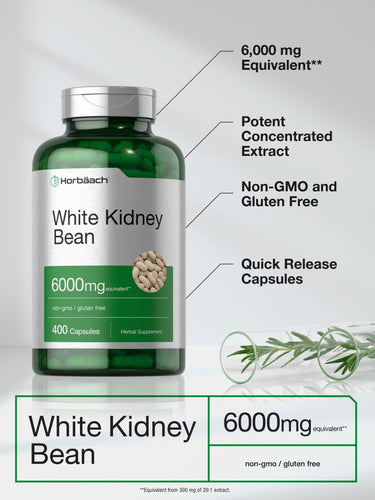 View 4 White Kidney Bean Extract | 400 Capsules