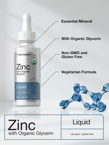 Zinc | Gouttes Liquides 2oz