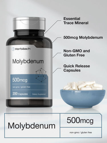 View 4 Molybdène 500mcg | 200 Capsules