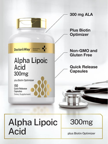 View 4 Acide Alpha Lipoïque 300mg | 150 Capsules