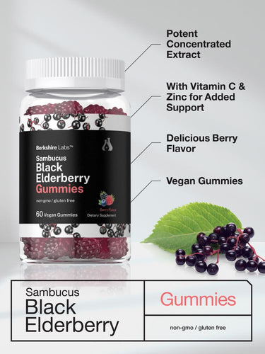 Sambucus Black Elderberry | 60 Gummies