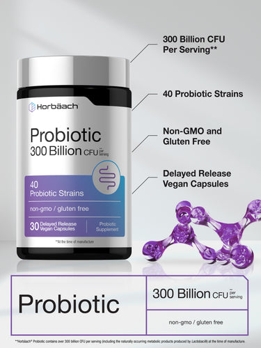 View 4 Probiotics for Women and Men | 300 Billion CFU | 30 Capsules