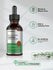 HerbAlach Valerian Liquid Extract bottle with features highlighted on a light gray background