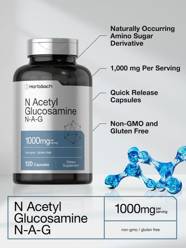N-Acetyl Glucosamine 1000mg per serving | 120 Capsules
