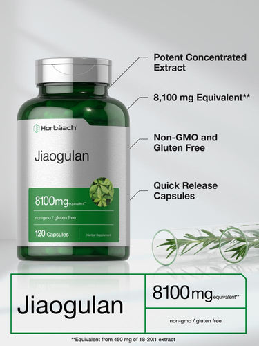 View 4 Green supplement bottle with text highlighting properties on a white background