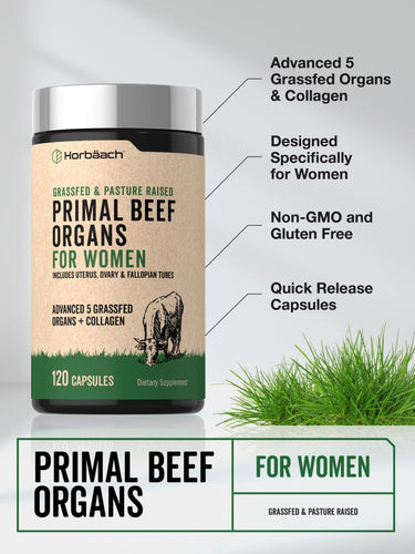 View 4 Beef Organ Supplement for Women | 120 Capsules