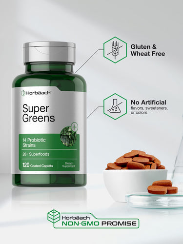 View 5 Super Greens Supplement with Probiotics
