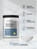 Container of magnesium glycinate powder with dietary freedom icons.