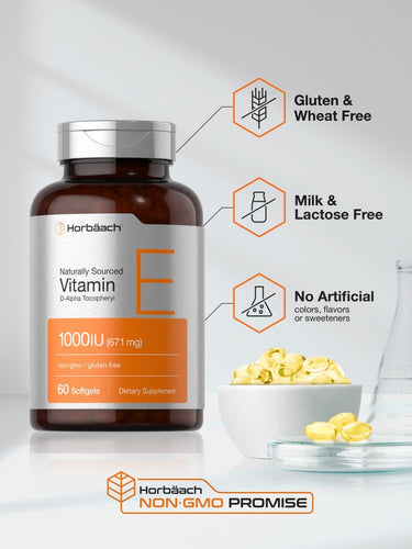 Vitamina E 1000IU | 60 Cápsulas