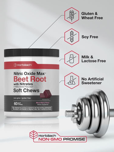 View 5 Nitric Oxide Beet Root Soft Chews | 60 Count