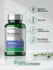 Green bottle of blueberry concentrate capsules with label details on a white background.