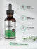 view 5 Bottle of echinacea liquid extract with green background and branding elements.