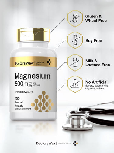 View 5 Magnésium 500 mg par portion | 100 Comprimés