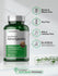 view 5 Green bottle of Ashwagandha supplement with label details on a white background.