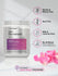Container of Skin Rejuvenator with allergen-free indicators and pink flowers.