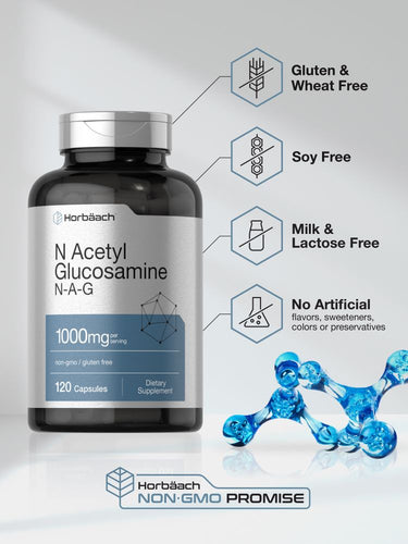 N-Acetil Glucosamina 1000mg por porción | 120 Cápsulas