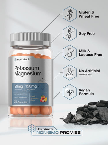 Potassium Magnésium | 70 Gummies