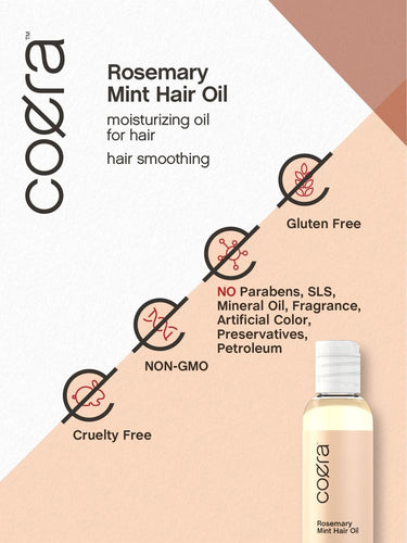 Huile pour Cheveux Romarin Menthe | 4oz